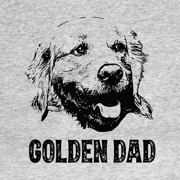 Golden Dad Golden Retriever by DoggyStyles